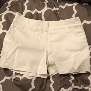 White LOFT shorts